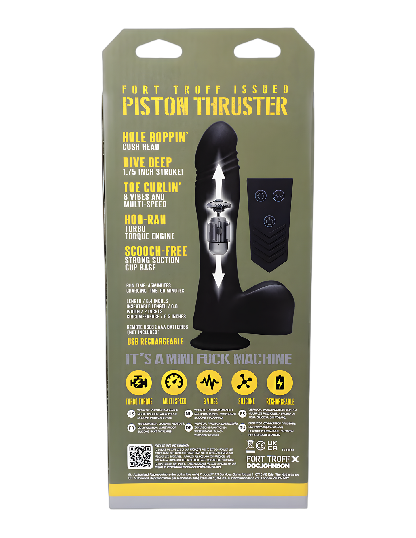 Ft Troff Piston Thruster Machine Black